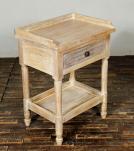 SOLID RECLAIMED TEAK WOOD END TABLE / NIGHTSTAND