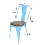 WOODEN IRON CHAIR 