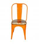 WOODEN IRON CHAIR 
