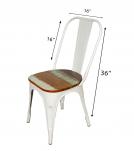 WOODEN IRON CHAIR 