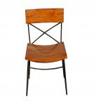 WOODEN IRON CHAIR