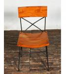 WOODEN IRON CHAIR