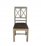 Wood  Leather Chair