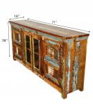 SOLID RECLAIMED TEAK WOOD WITH 4 DOORS