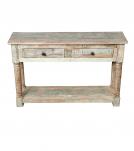 SOLID RECLAIMED TEAK WOOD CONSOLE