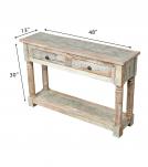 SOLID RECLAIMED TEAK WOOD CONSOLE
