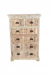 SOLID RECLAIMED TEAK WOOD 6 DRAWER DRESSER CHEST BUREAU SIDEBOARD