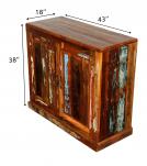 SOLID RECLAIMED TEAK WOOD CABINET SIDEBOARD