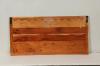 HAND CARVED SOLID PAINTED WOOD "FRESH CATCH DAILY" FISH PLAQUE