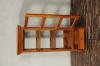 SOLID WOOD & GLASS DISPLAY TOWER CABINET