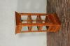 SOLID WOOD & GLASS DISPLAY TOWER CABINET