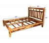 QUEEN ROSEWOOD BED