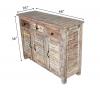 RECLAIMED TEAK 3 DRAWER / 3 DOOR SIDEBOARD / CABINET