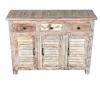 RECLAIMED TEAK 3 DRAWER / 3 DOOR SIDEBOARD / CABINET