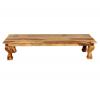CARVED ROSEWOOD BENCH