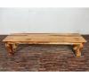 CARVED ROSEWOOD BENCH