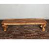 CARVED ROSEWOOD BENCH