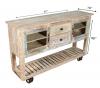 RECLAIMED TEAK + IRON SIDEBOARD / CONSOLE