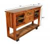 RECLAIMED TEAK + IRON SIDEBOARD / CONSOLE