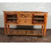 RECLAIMED TEAK + IRON SIDEBOARD / CONSOLE