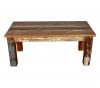 RECLAIMED TEAK COFFEE TABLE