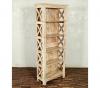 Solid Reclaimed Teak Wood Bookshelf Bookcase Shelving Unit