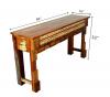 CARVED SOLID TEAK WOOD CONSOLE