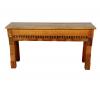 CARVED SOLID TEAK WOOD CONSOLE 