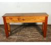 CARVED SOLID TEAK WOOD CONSOLE 