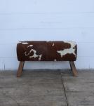 GENUINE LEATHER STOOL BENCH 