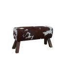 GENUINE LEATHER STOOL BENCH 