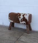 GENUINE LEATHER STOOL BENCH