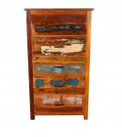 Solid Reclaimed Teak Wood Dresser Bureau Chest 