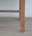 SOLID WOOD &  LEATHER CHAIR