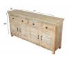 SOLID RECLAIMED TEAK WOOD SIDEBOARD