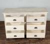 SOLID RECLAIMED TEAK WOOD 6 DRAWER DRESSER CHEST BUREAU SIDEBOARD