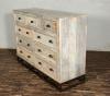 SOLID RECLAIMED TEAK WOOD 9 DRAWER DRESSER CHEST BUREAU SIDEBOARD