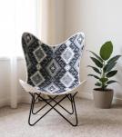 CANVAS & IRON BUTTERFLY CHAIR