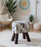 GENUINE LEATHER STOOL BENCH
