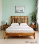 QUEEN ROSEWOOD BED