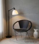 FULL HIDE LEATHER & IRON CHAIR