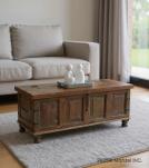 SOLID RECLAIMED WOOD TRUNK BOX COFFEE TABLE