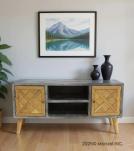 Iron + Wood TV Console