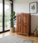  VINTAGE SOLID RECLAIMED TEAK WOOD CABINET