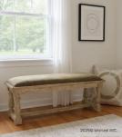 UPHOLSTERED WOOD BENCH
