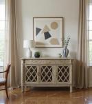 HAND CARVED SOLID WOOD SIDEBOARD