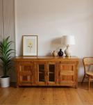 SOLID RECLAIMED TEAK WOOD WITH 4 DOORS