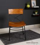 WOODEN IRON CHAIR