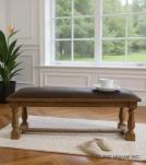 UPHOLSTERED SOLID WOOD BENCH