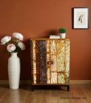 SOLID RECLAIMED TEAK WOOD LIQUOR & WINE CABINET